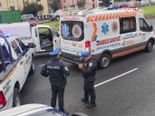 Policías derrapan moto en avenida de la Miguel Hidalgo y uno muere