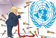 Cartoonist’s take: Trump at the United Nations