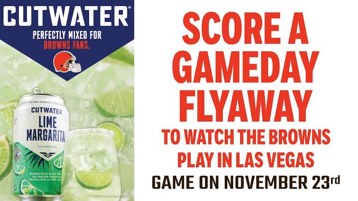 Enter for a chance to win a trip to Las Vegas for Browns vs. Raiders