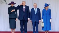 Rey Carlos III recibe a Donald Trump en castillo Windsor, entre protestas