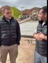 Avanzan las obras de pavimentación en la bajada de Los Patria en Añelo