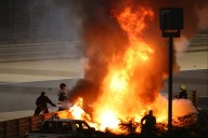 Romain Grosjean returns to F1 car – five years on from fireball crash in Bahrain