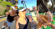 Joven muestra cómo encontró la forma de comer gratis en los maratones, pero advierte que no es lo más recomendable