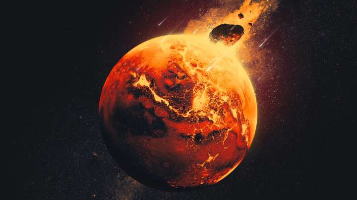 Could Earth's mantle once have resembled Mars' 'lumpy' interior?