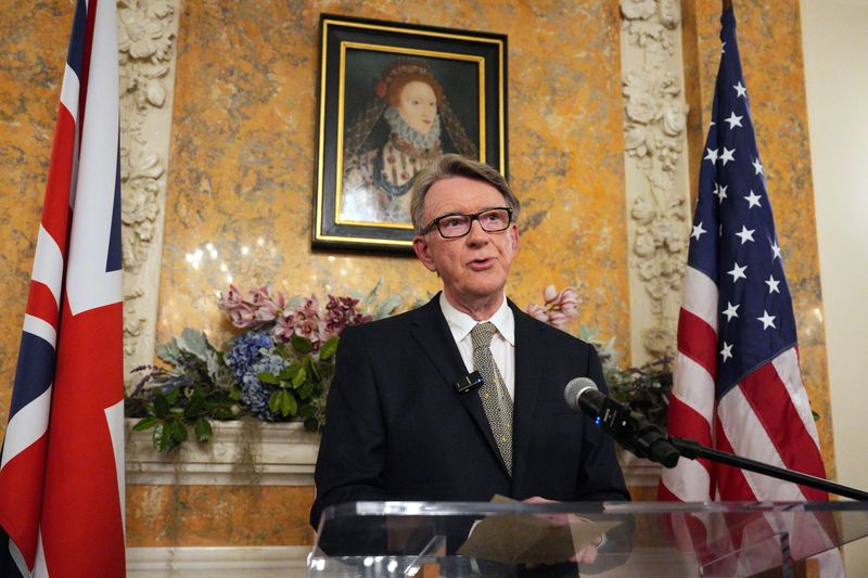 Britain's Starmer sacks his US ambassador over Epstein links