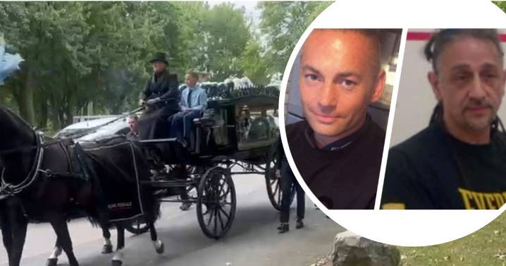 Heartbroken family's double tragedy as dad collapses and dies at son's funeral