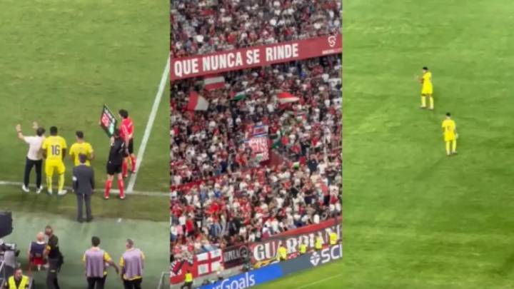 Un futbolista del Villarreal recibe insultos en el Sánchez Pizjuán: "¡Israel, asesina!"