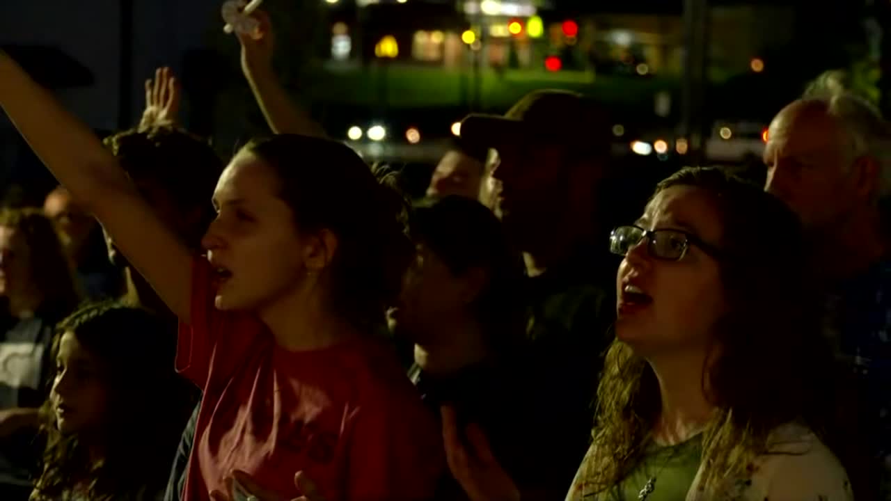 Hundreds gather in Edmond to honor Charlie Kirk after his death at Utah campus event