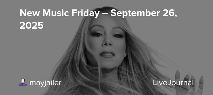 New Music Friday – September 26, 2025: ohnotheydidnt