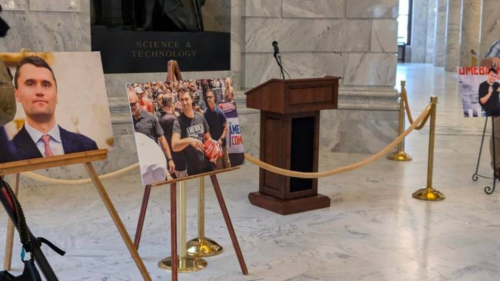 Vigil held at Utah Capitol to honor political activist Charlie Kirk