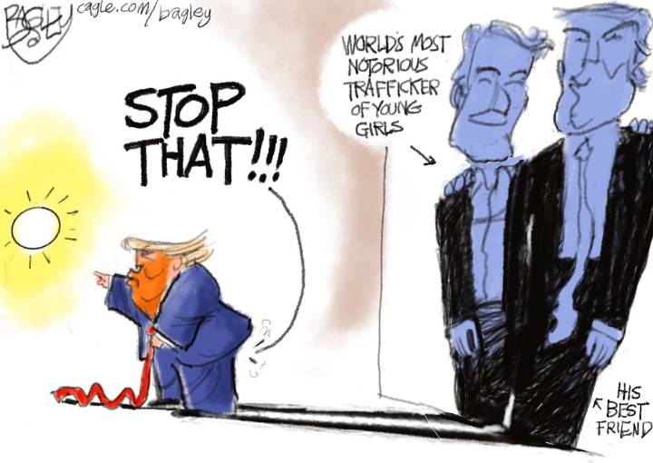 Bagley Cartoon: BFFs