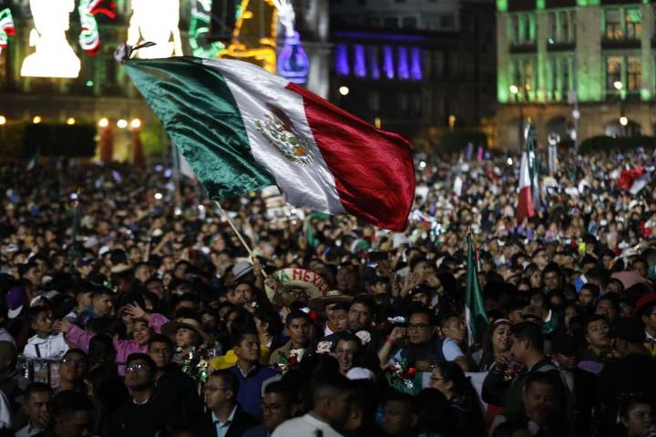 México celebra su Independencia en el Zócalo