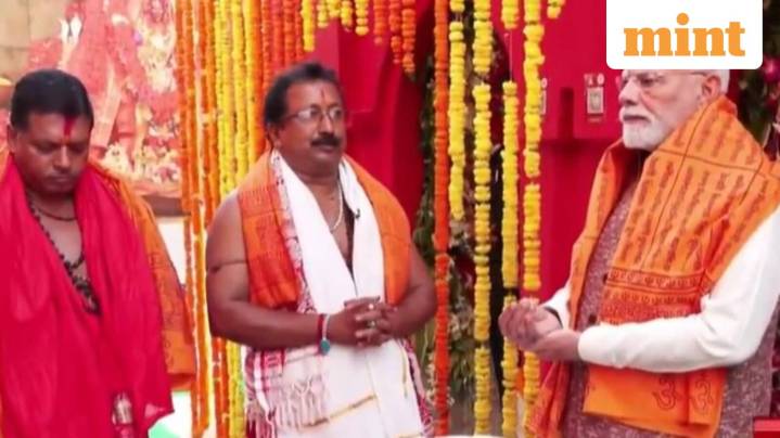 PM inaugurates development work at Mata Tripura Sundari Temple complex