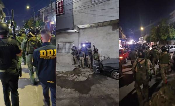 Triple femicidio en Varela: así fue el allanamiento del búnker de "Pequeño J"