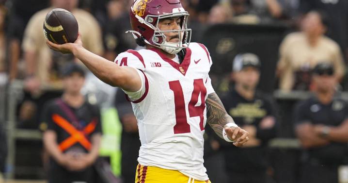 Jayden Maiava is unimpressed by No. 25 USC's prolific offense heading into Michigan State's big test