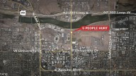 5 people ejected from Mustang after driver was racing a motorcyclist, Tempe PD says