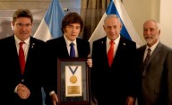 Javier Mlei se reunió con el responsable del genocidio palestino