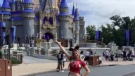 Influencer apologises to Disney after unfortunate boob incident left her red faced while out with 15