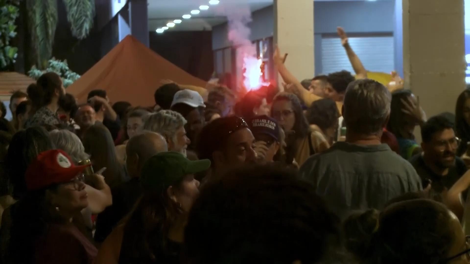 Opponents of Jair Bolsonaro celebrate in street after Brazil's former president jailed for 27 years