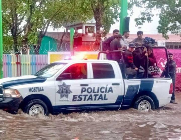 Lluvias causan inundaciones en Pachuca, Hidalgo