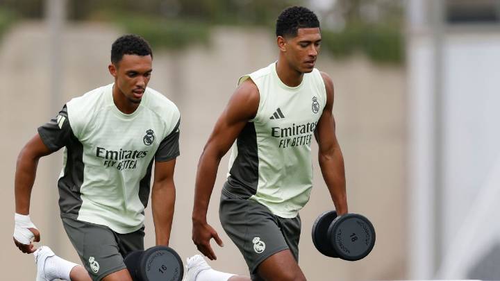 Jude Bellingham back in Real Madrid training after surgery