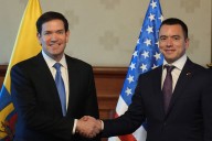 Noboa recibe en Ecuador a Marco Rubio para estrechar cooperación en seguridad