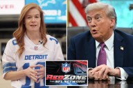 Dem rips President Trump as RedZone ends commercial