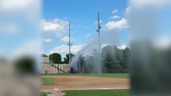 2 Maryland firefighters charged for flooding baseball field