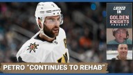 Vegas Golden Knights defenseman Alex Pietrangelo continues rehab and is not ruling out a return