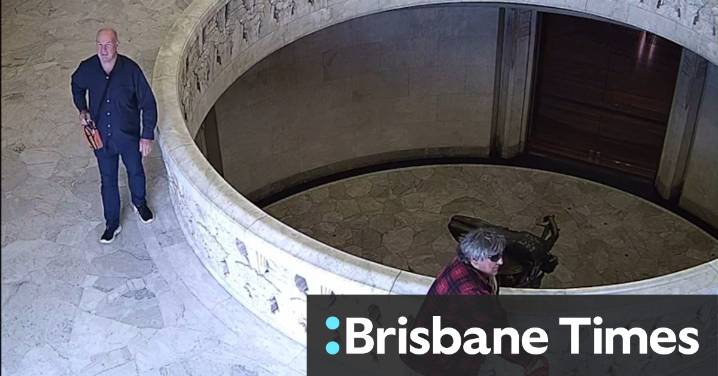 Anzac Memorial vandals: Men who allegedly poured mystery substance arrested