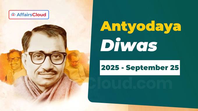 Antyodaya Diwas 2025 – September 25