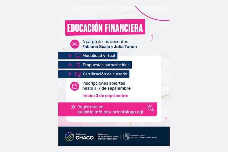 Educación Financiera en la Escuela Secundaria: está abierta la inscripción a nuevos cursos de capacitación docente