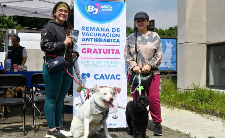 Realizan semana de vacunación antirrábica en alcaldía Benito Juárez
