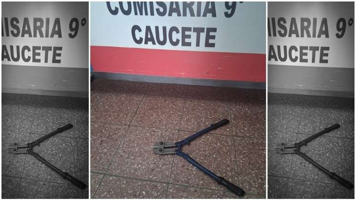 Un menor, conocido en el ambiente delictual, fue capturado con herramientas para un robo