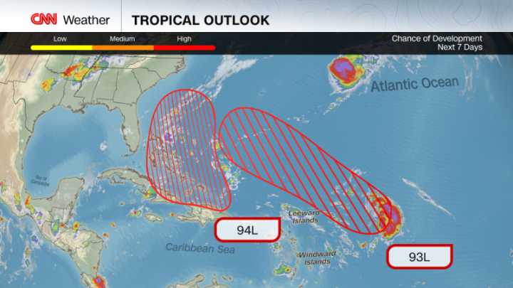 Two tropical systems could develop this week as hurricane season enters its final months