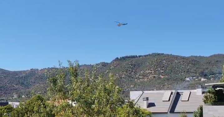 Declarado un incendio forestal en San Rafael de la Albaida en Córdoba
