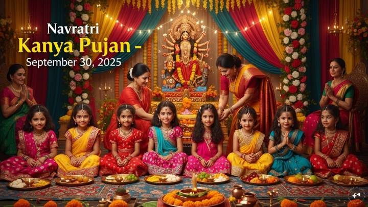 Navratri Kanya Pujan 2025 Date And Time: How To Perform Kumari Puja