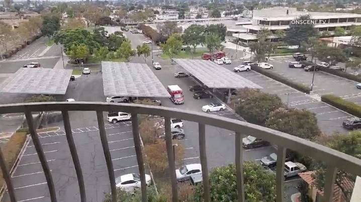 Man steals ambulance from fatal stabbing scene at Downey Library, leads police in pursuit