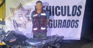 Velador con antecedentes por violencia y robo es detenido con moto alterada en Victoria