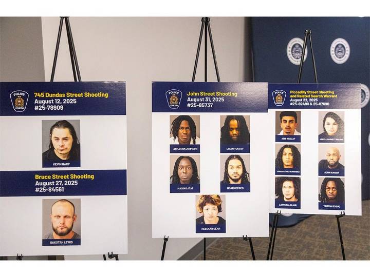 London police turn to mugshots for tips amid surge in gun violence