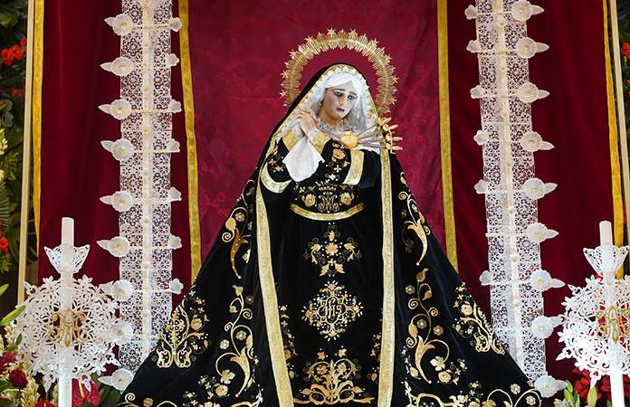 Obispo emérito deXochimilco celebra misa a la Virgen de La Soledad