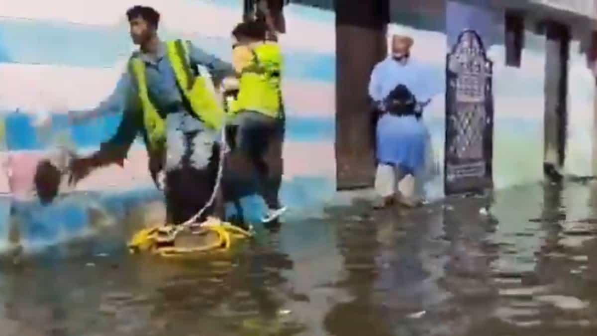 Hyderabad bridge submerged after water released from twin reservoirs