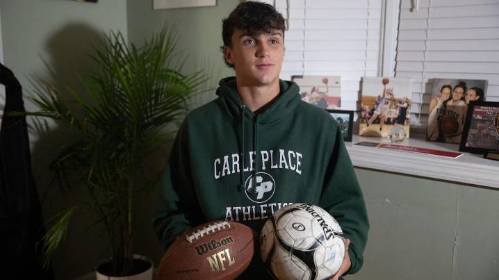 Carle Place HS tells Ryan Leary he can't play both football and soccer