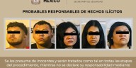 Detienen a 5 presuntos miembros de La Familia Michoacana en Edomex con droga, armas, ponchallantas y vehículo blindado