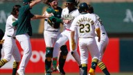 Red Sox fall to A's 5-4; Chapman's hitless streak ends