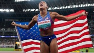 Long jumper Tara Davis-Woodhall explains tears during national anthem: 'I do believe in my country'