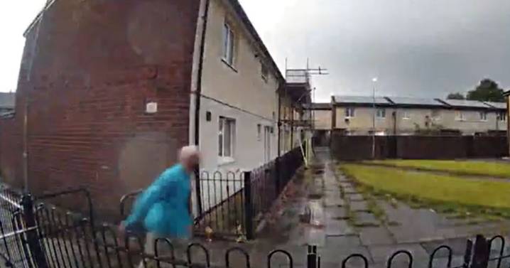 CCTV appeal after dog walker and son 'threatened with shard of glass'
