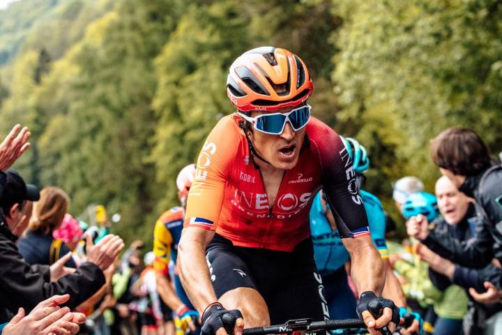 El homenaje a Geraint Thomas en su último día como ciclista