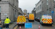 Aberdeen city centre street locked down after fire as emergency services rush to ongoing incident