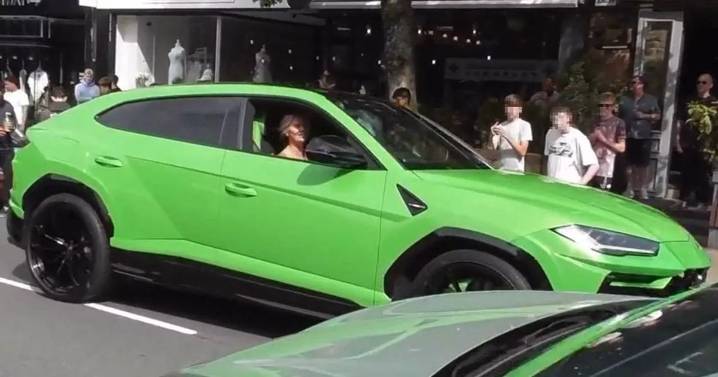 Kerry Katona stops £200k car in the road to take selfie with fan as cops intervene